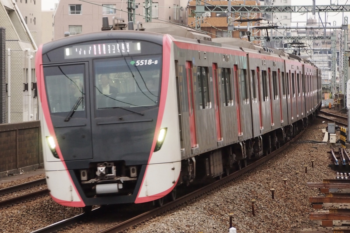 東京都交通局 馬込車両検修場 5500形 5518F