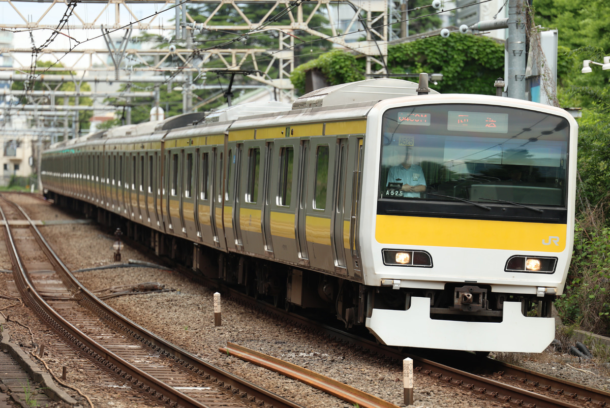 JR東日本 三鷹車両センター E231系 ミツA525編成