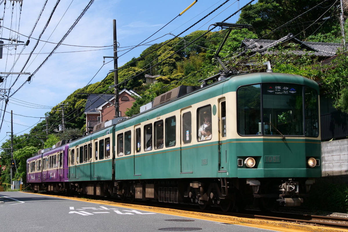 江ノ島電鉄 極楽寺検車区 1000形 1001F