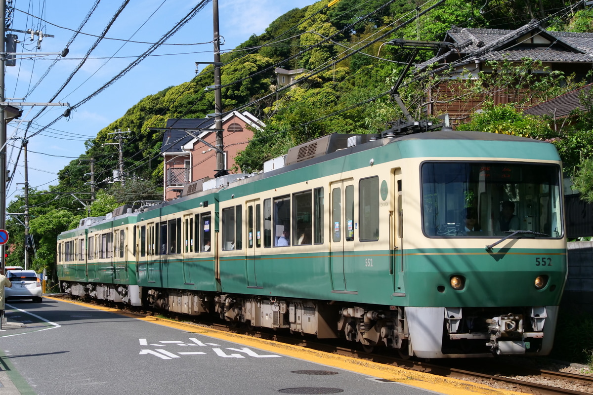 江ノ島電鉄 極楽寺検車区 500形 502F