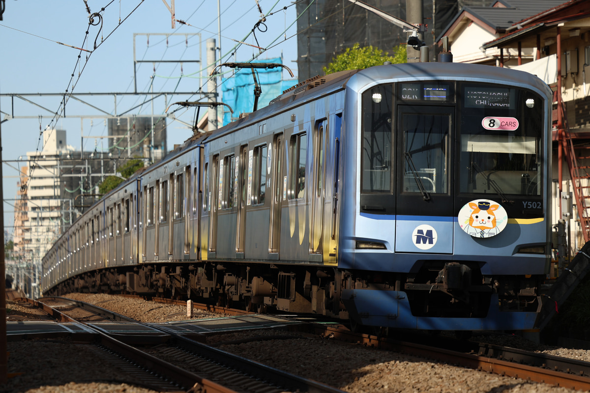 横浜高速鉄道 元住吉検車区 Y500系 Y512F