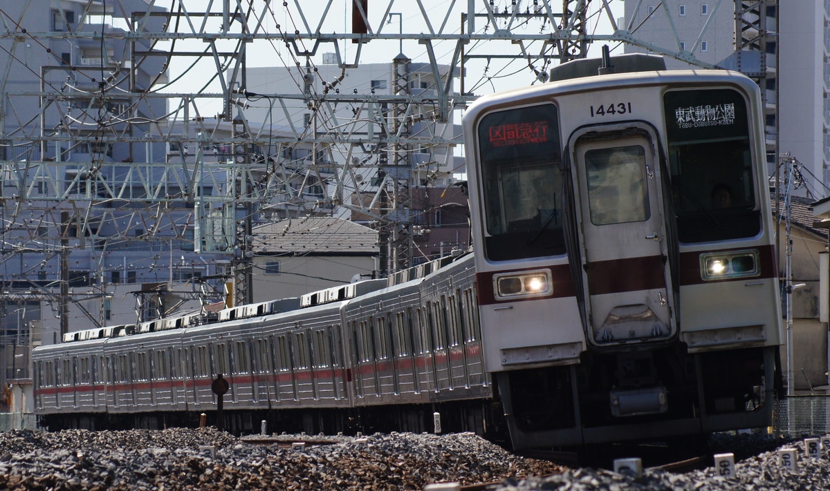 東武鉄道 南栗橋車両管区春日部支所 10030系 11431F