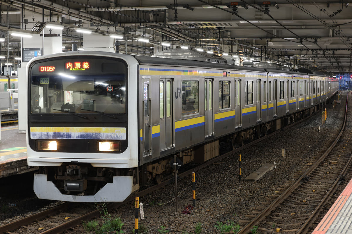JR東日本 幕張車両センター 209系 マリC438編成