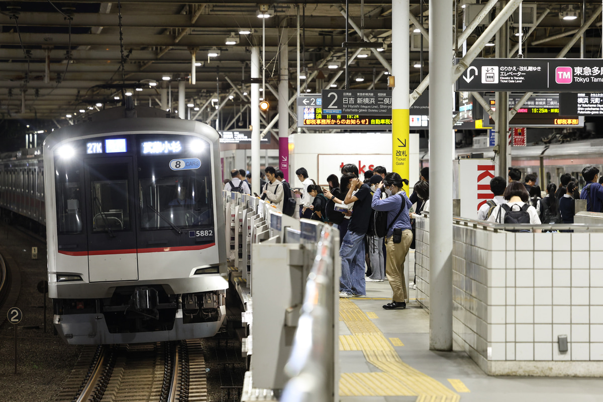東急電鉄 元住吉検車区 5080系 5182F
