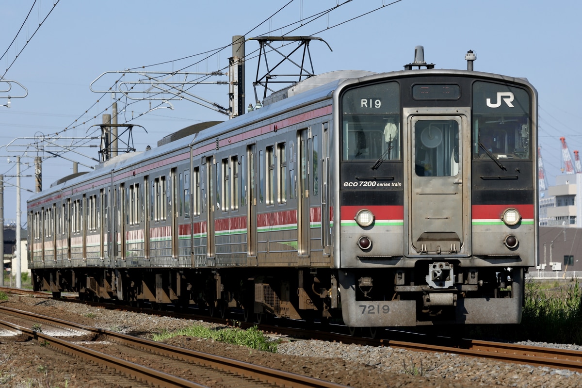 JR四国 高松運転所 7200系 R19編成