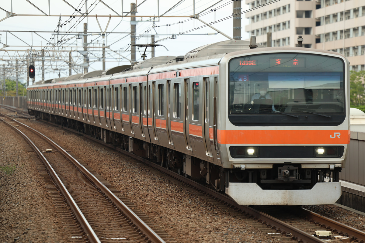 JR東日本 京葉車両センター E231系 ケヨMU8編成