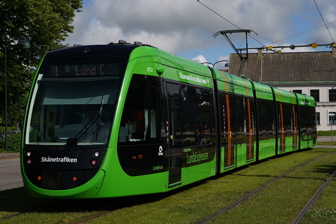 CAF Urbos 100をCity of Lundで撮影した写真