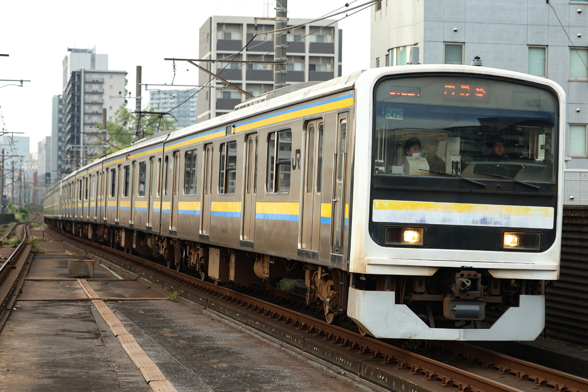 JR東日本 幕張車両センター 209系 マリC425編成