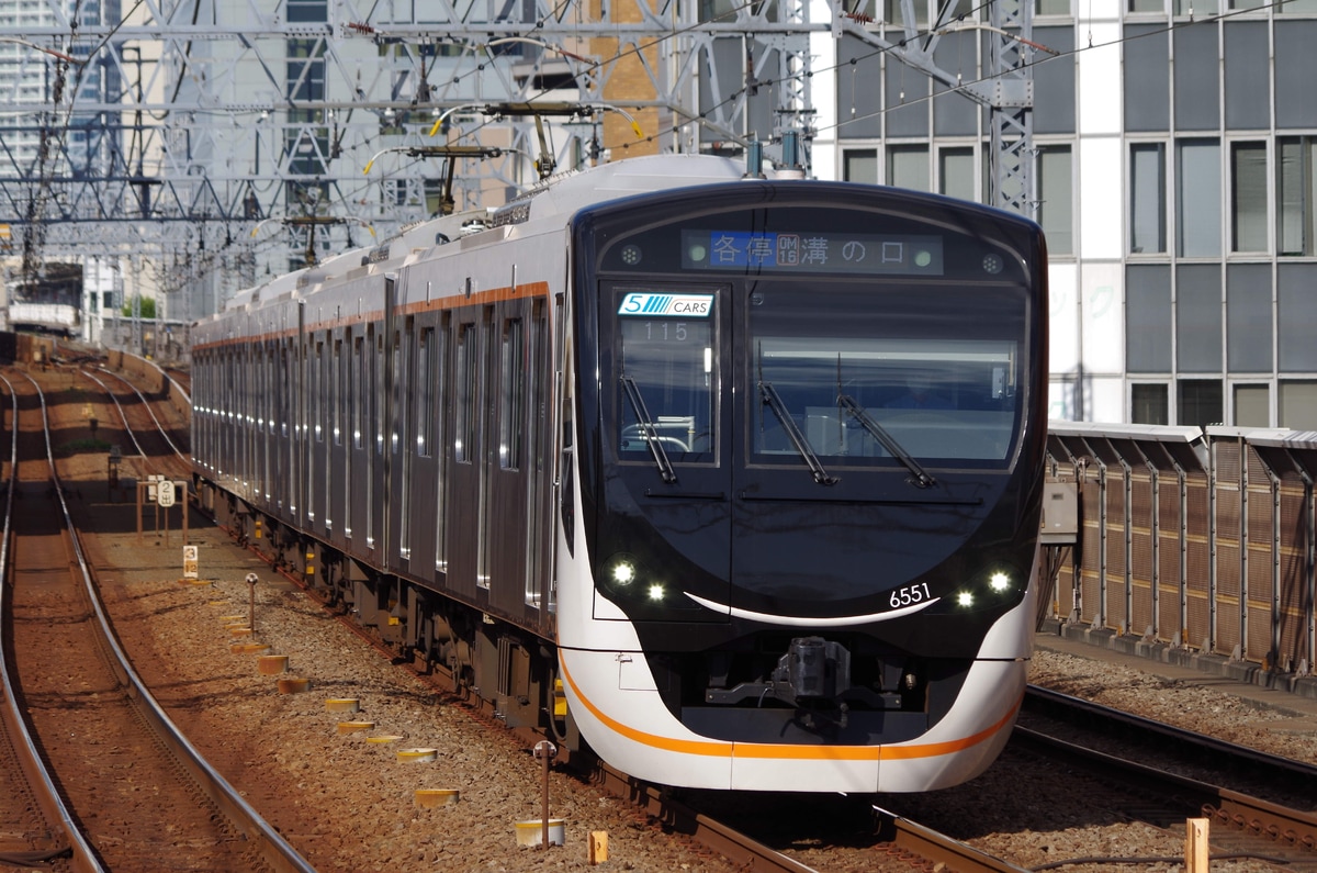 東急電鉄 長津田検車区 6020系 6151編成