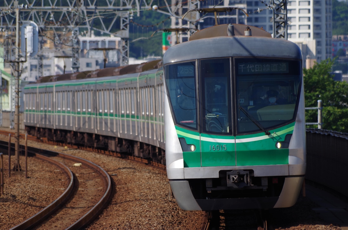 東京メトロ 綾瀬検車区 16000系 16115編成