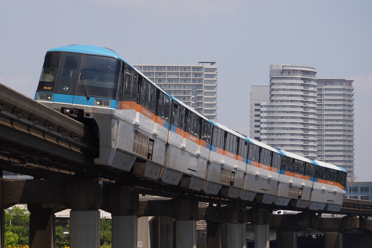 東京モノレール 昭和島車両区 1000形 1037F