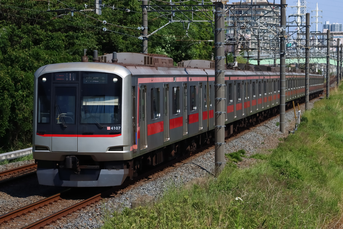 東急電鉄 元住吉検車区 5050系 4107f