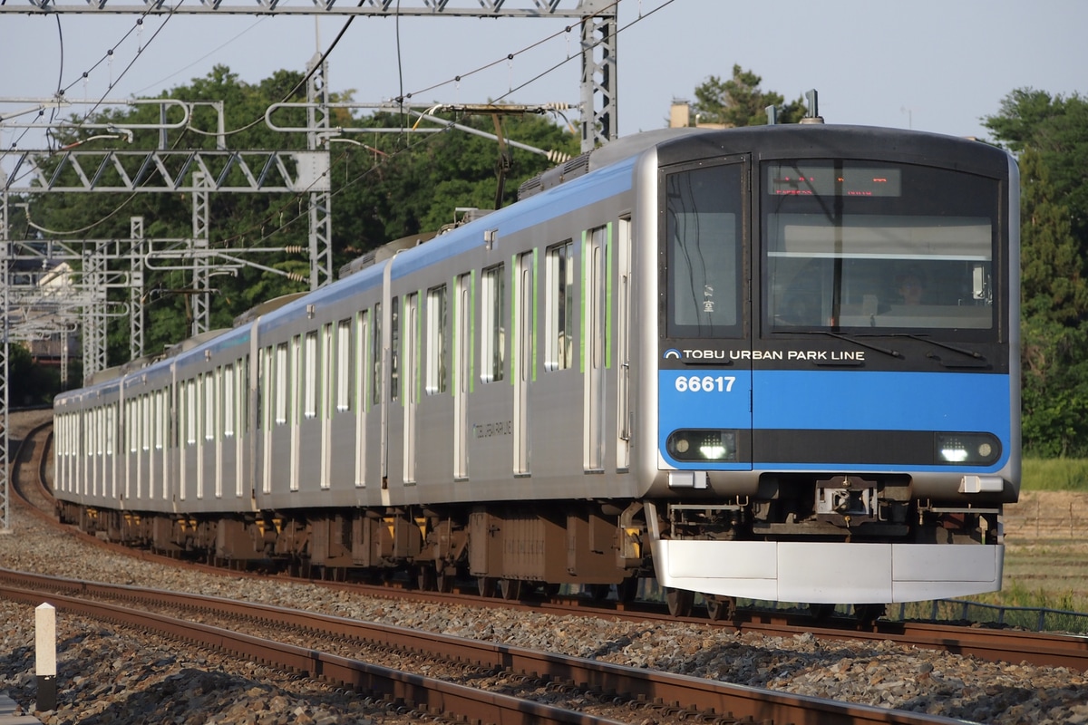 東武鉄道 南栗橋車両管区七光台支所 60000系 61617F