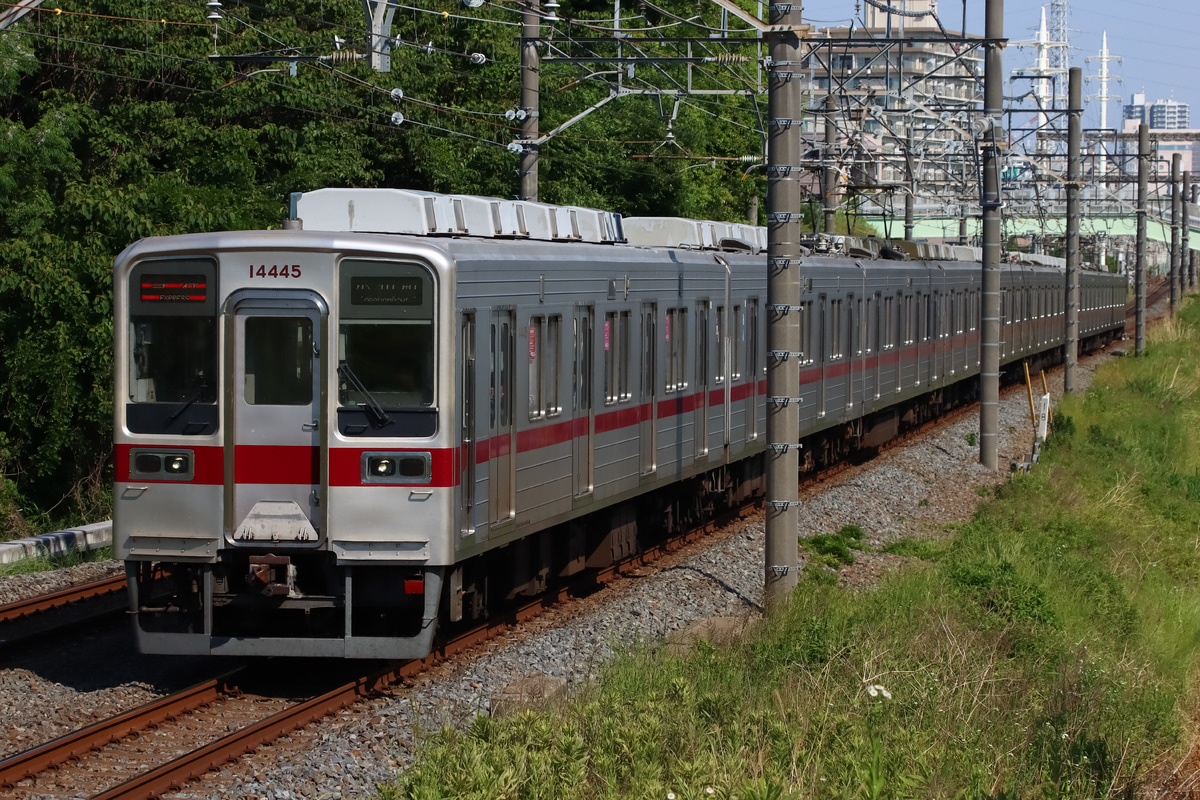 東武鉄道 森林公園検修区 10030系 11445f