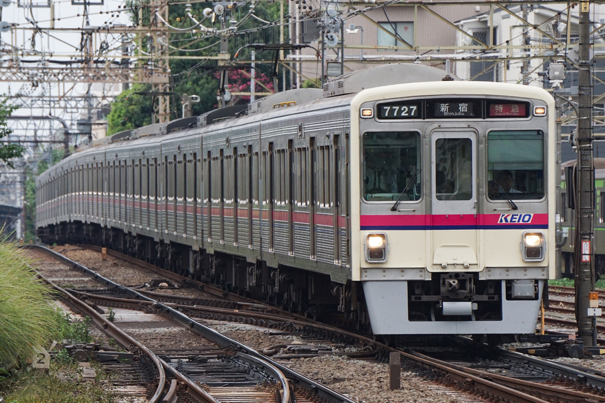 京王電鉄 若葉台検車区 7000系 7727F