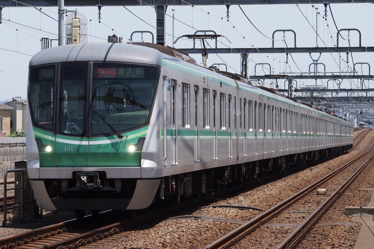 東京メトロ 綾瀬検車区 16000系 16114F