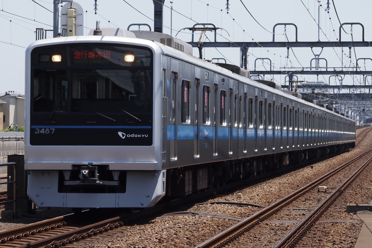 小田急電鉄 喜多見検車区 3000形 3087F