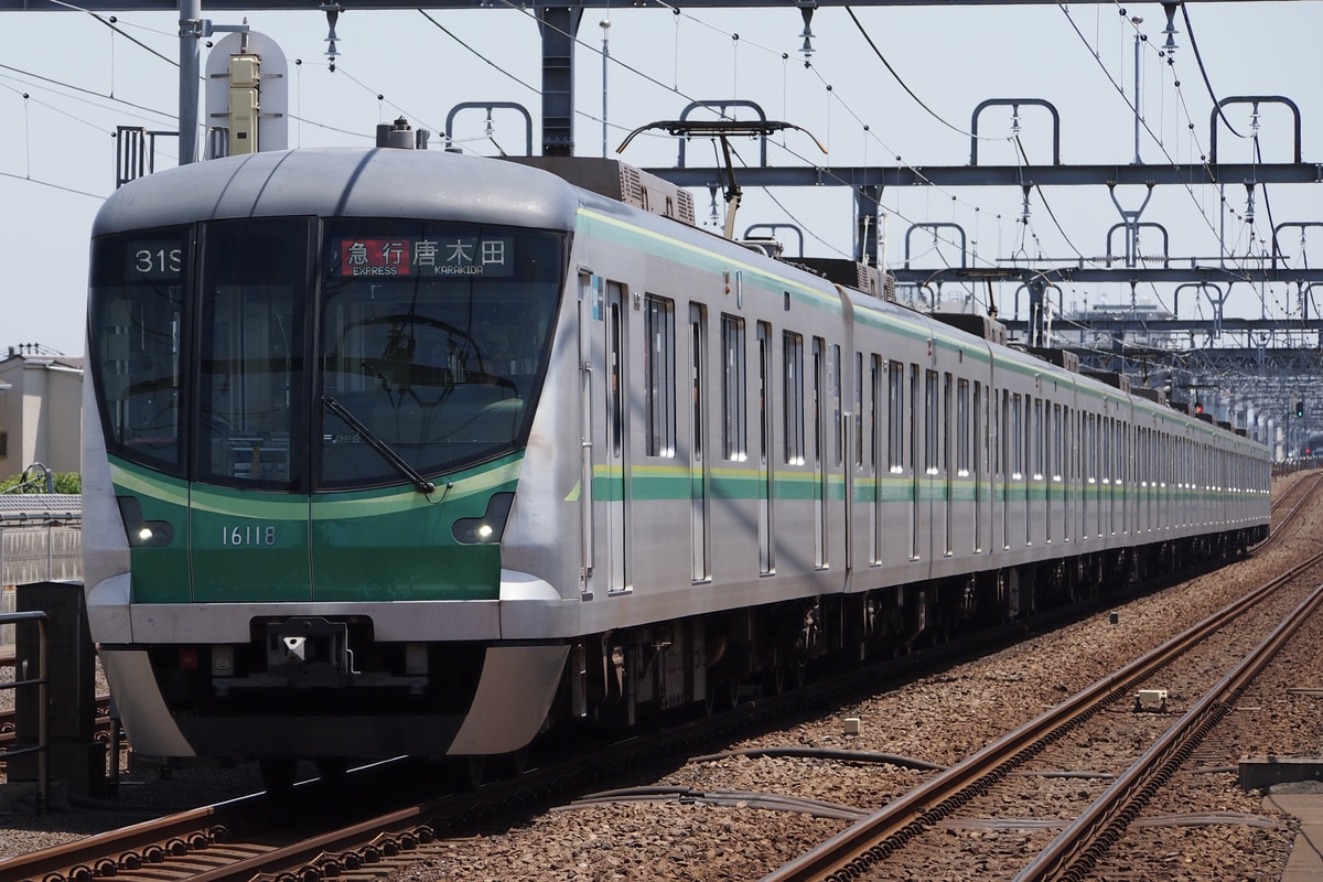 東京メトロ 綾瀬検車区 16000系 16118F