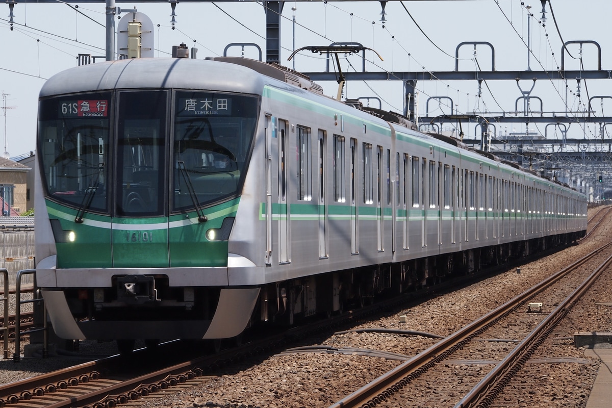 東京メトロ 綾瀬検車区 16000系 16101F