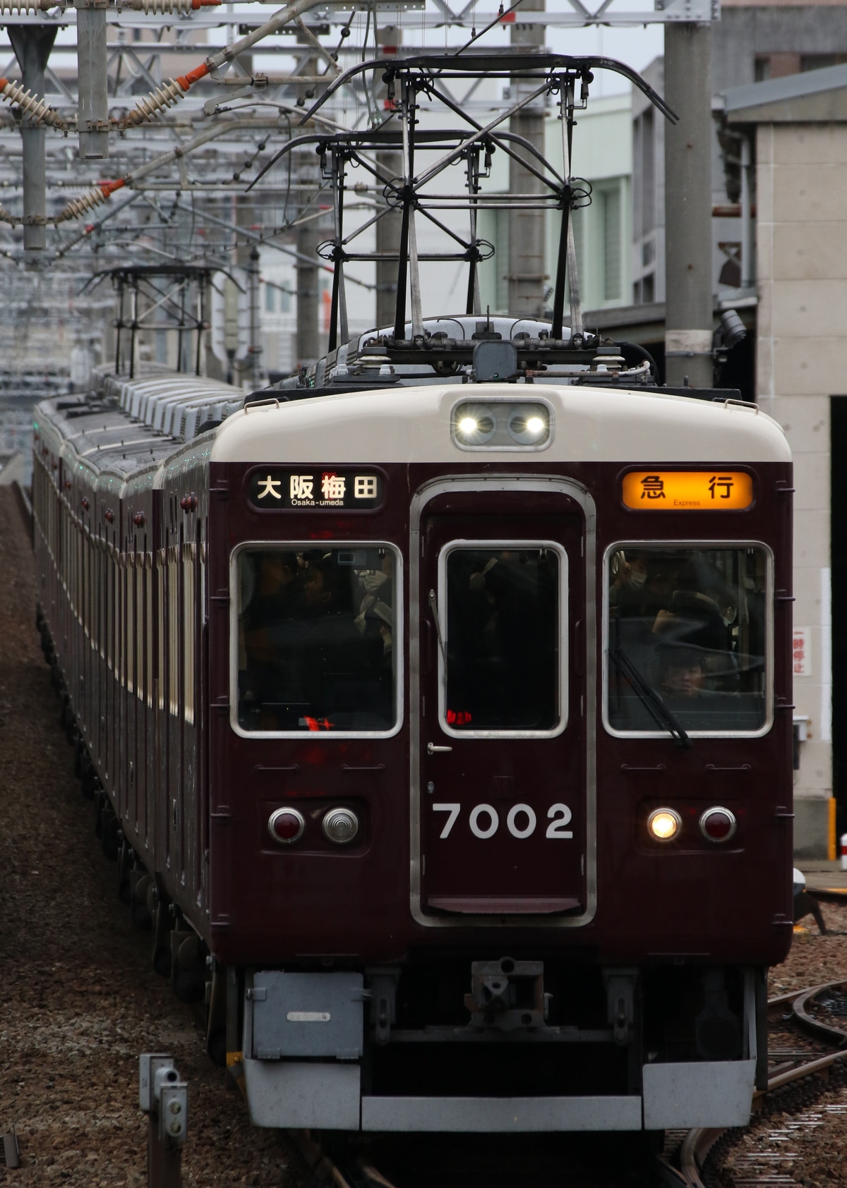 阪急電鉄 平井車庫 7000系 7002F