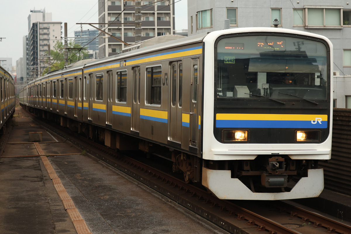 JR東日本 幕張車両センター 209系 マリC442編成