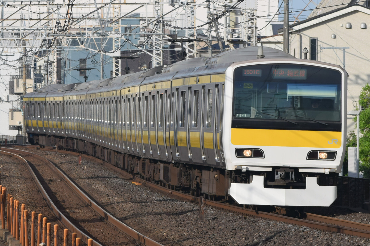 JR東日本 三鷹車両センター E231系 ミツA545編成