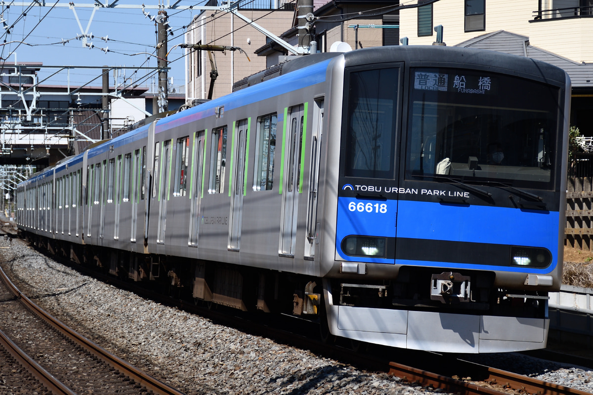 東武鉄道 南栗橋車両管区七光台支所 60000系 61618F