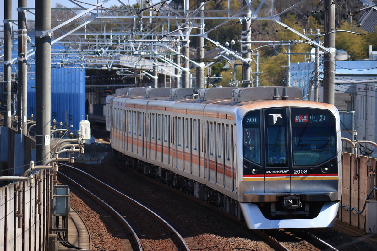 東葉高速鉄道 八千代緑が丘車両基地 2000系 2108F