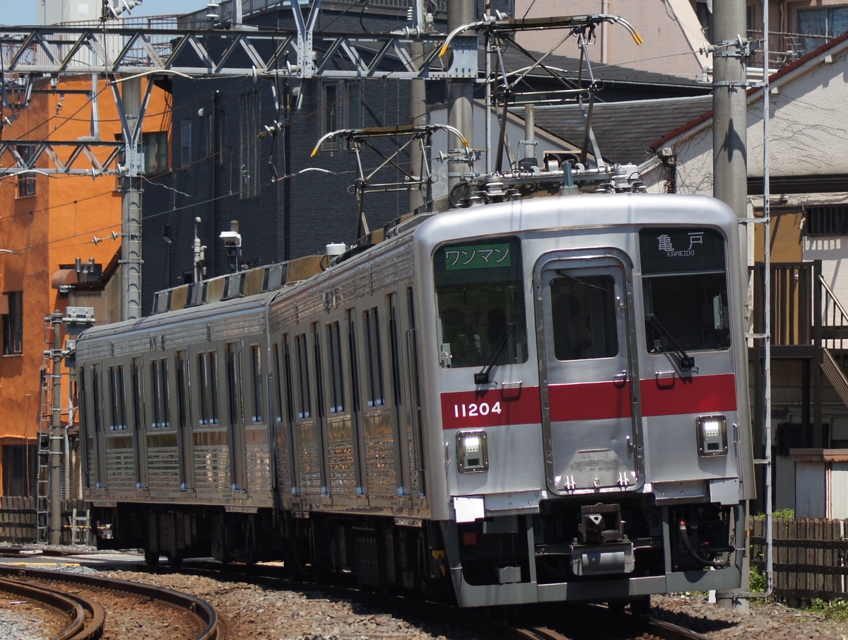 東武鉄道 南栗橋車両管区春日部支所 10000系 11204F
