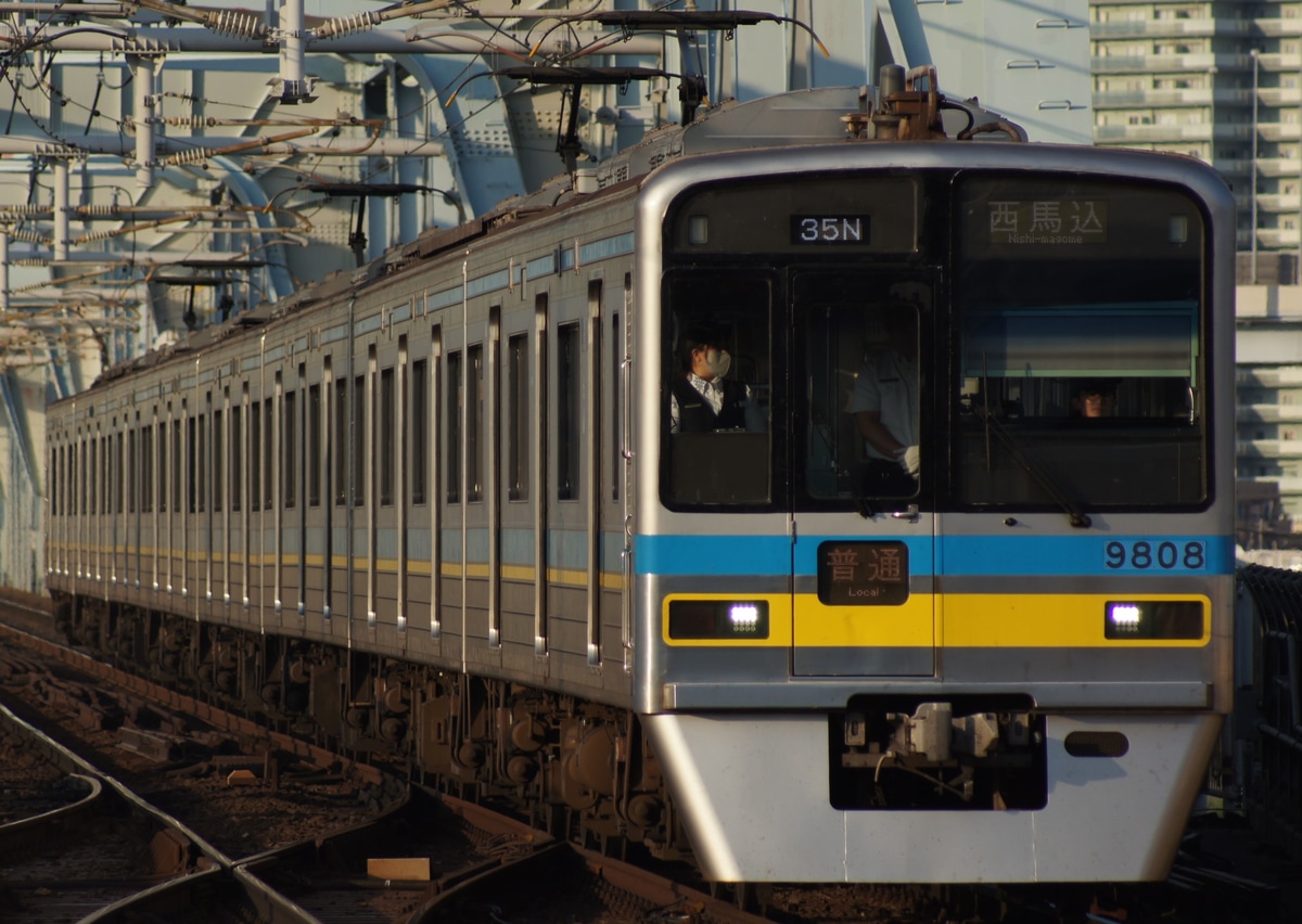 千葉ニュータウン鉄道 印旛車両基地 9800形 9808F
