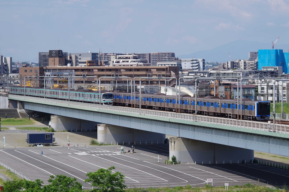 東京都交通局 志村車両検修場 6500形 6507編成