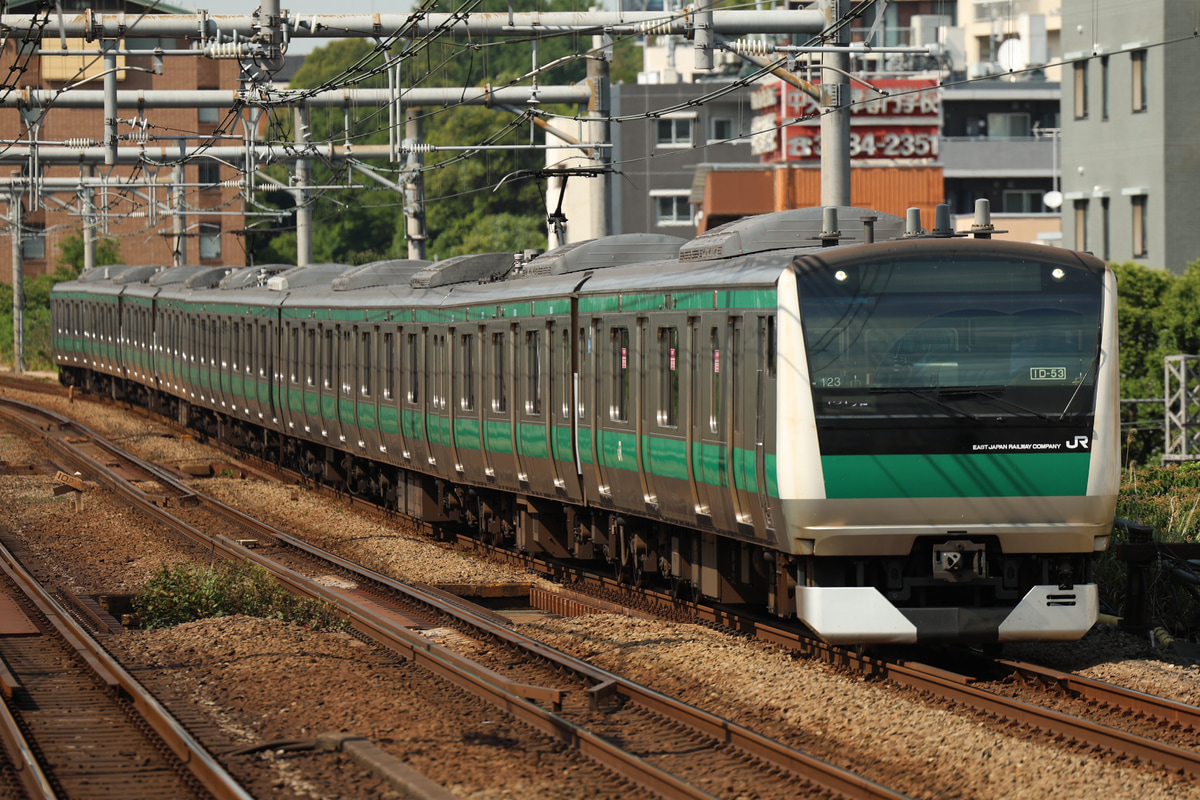 JR東日本 川越車両センター E233系 ハエ123編成