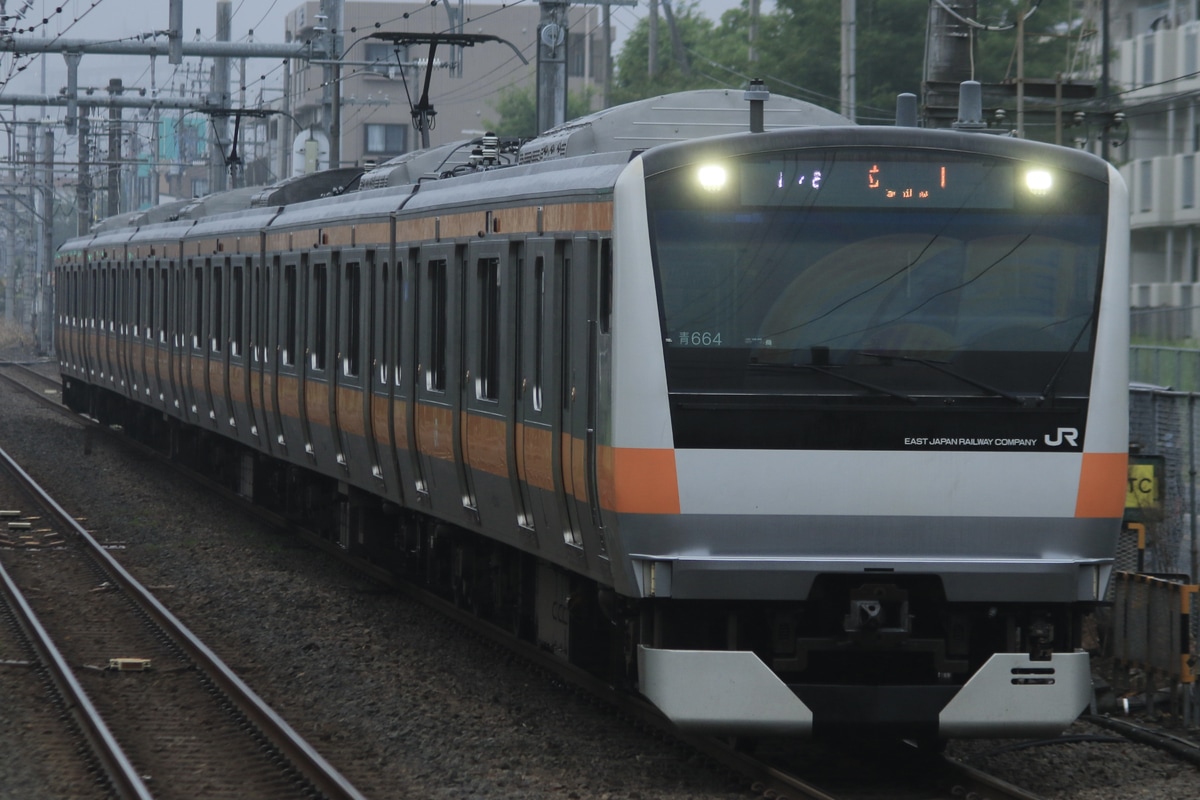 JR東日本 豊田車両センター本区 E233系 トタ青664編成