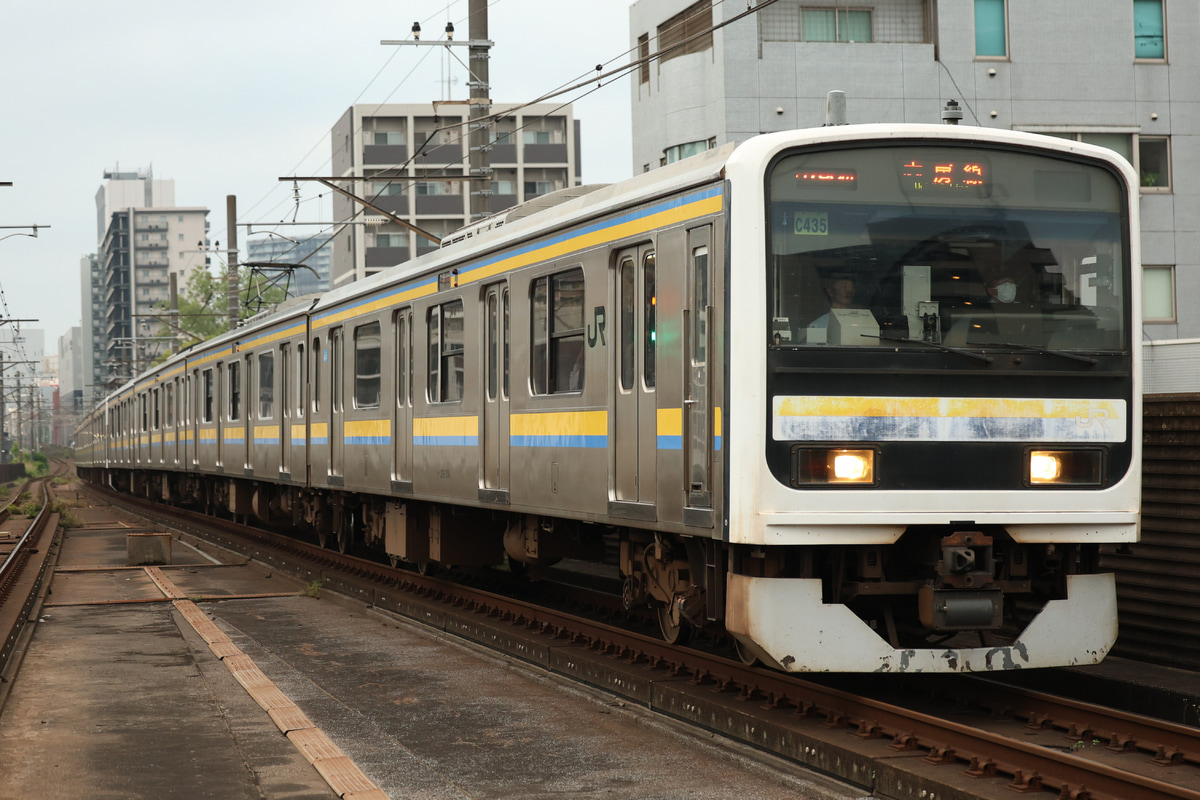 JR東日本 幕張車両センター 209系 マリC435編成
