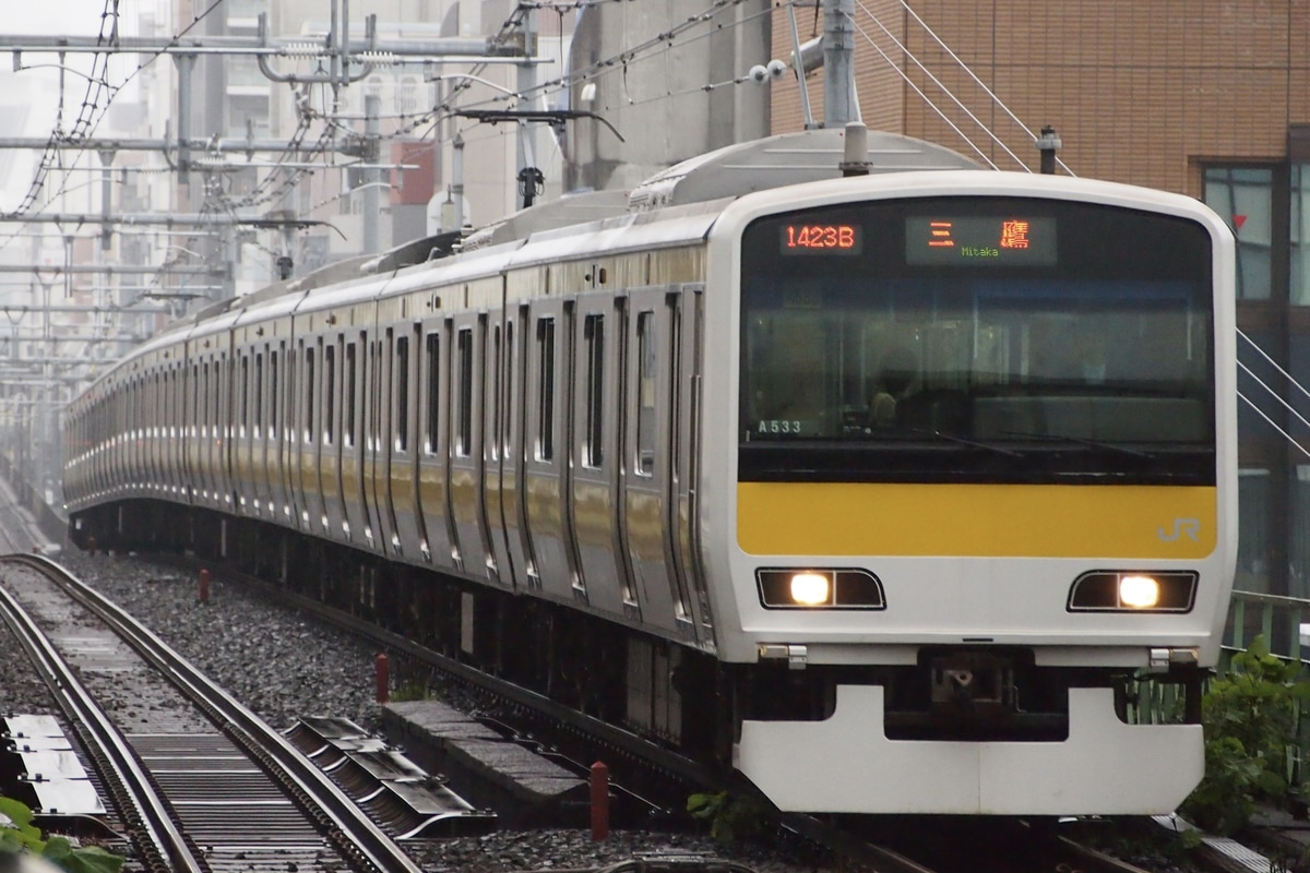 JR東日本 三鷹車両センター E231系 ミツA533編成