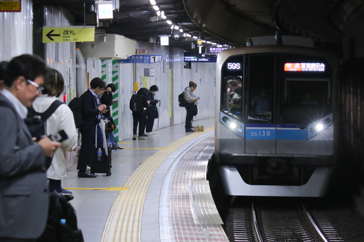 東京メトロ 深川検車区 05系 05-138F