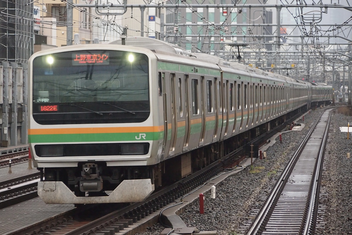 JR東日本 小山車両センター E231系 ヤマU107編成