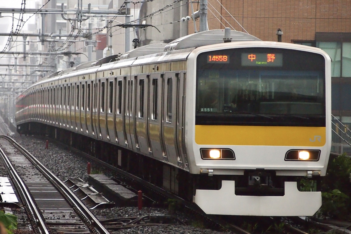JR東日本 三鷹車両センター E231系 ミツA551編成