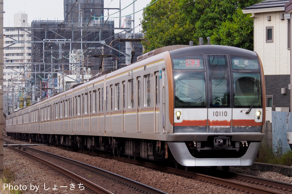 東京メトロ 和光検車区 10000系 10110F