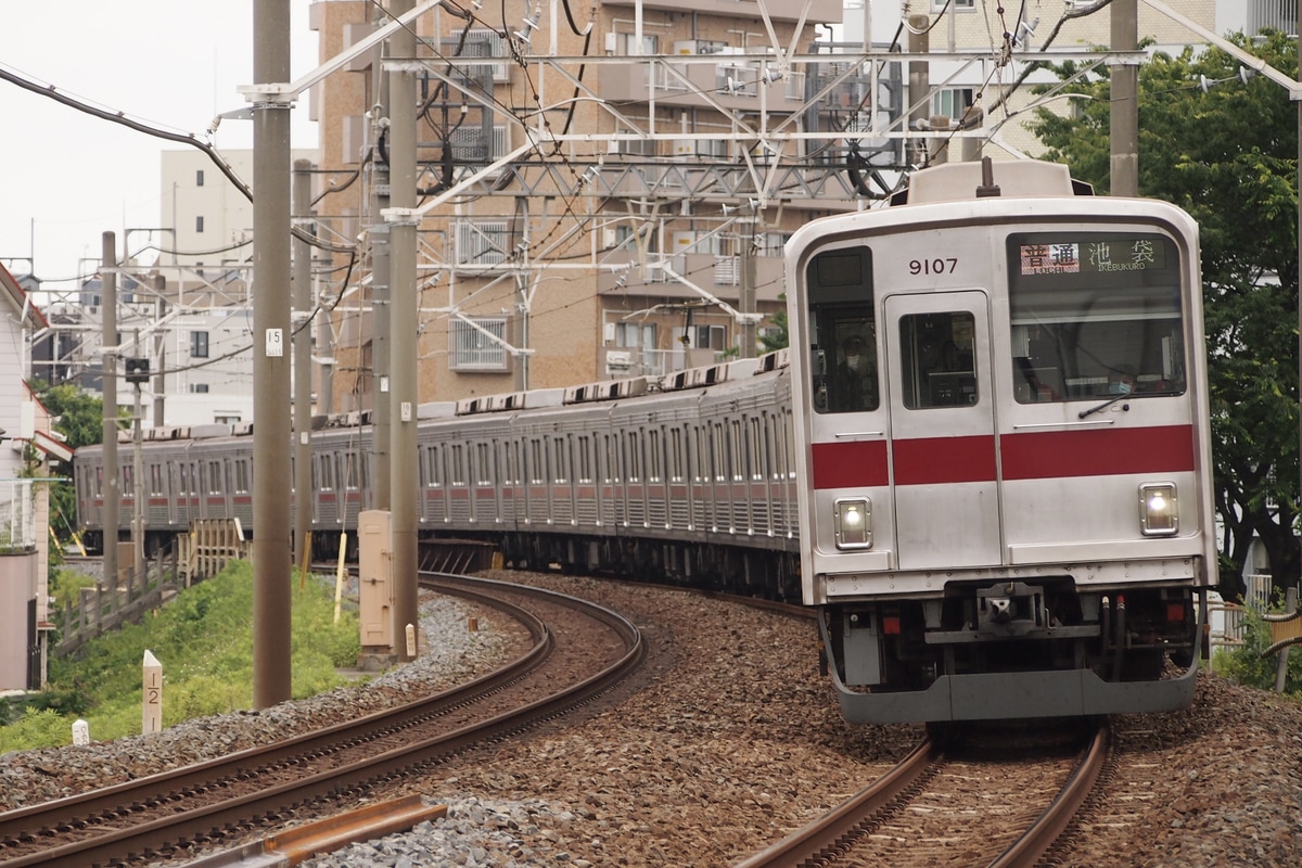 東武鉄道 森林公園検修区 9000系 9107F