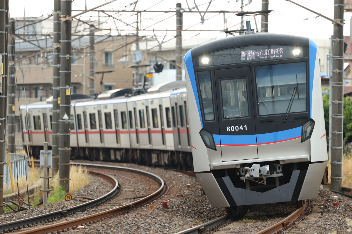 京成電鉄 くぬぎ山車両基地 80000形 80046F