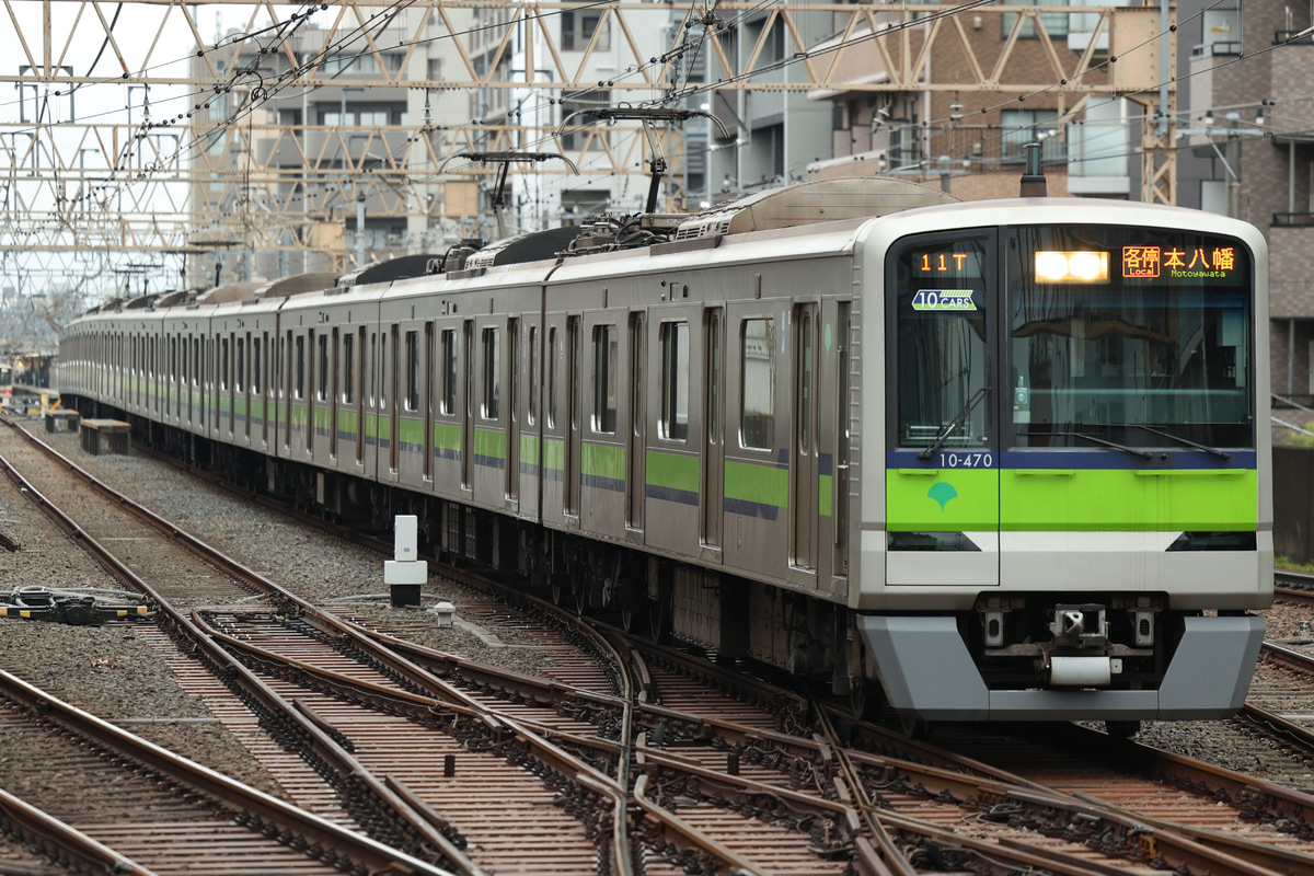 東京都交通局 大島車両検修場 10-300形 10-470F