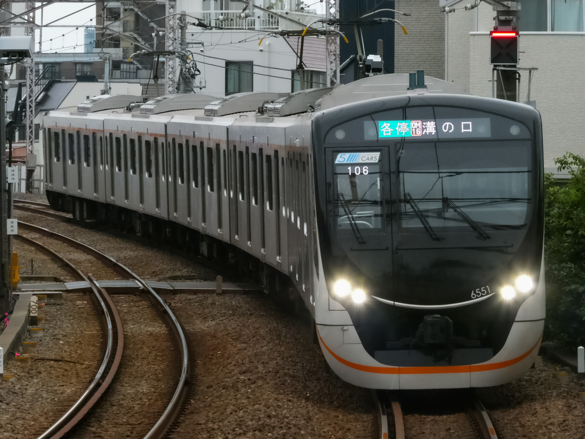 東急電鉄 長津田検車区 6020系 6151F