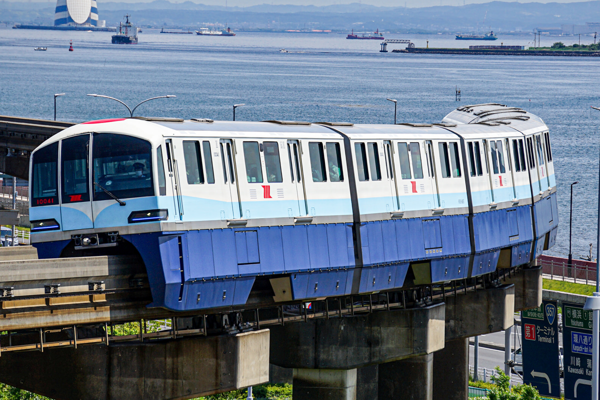 東京モノレール 昭和島車両区 10000形 10041f