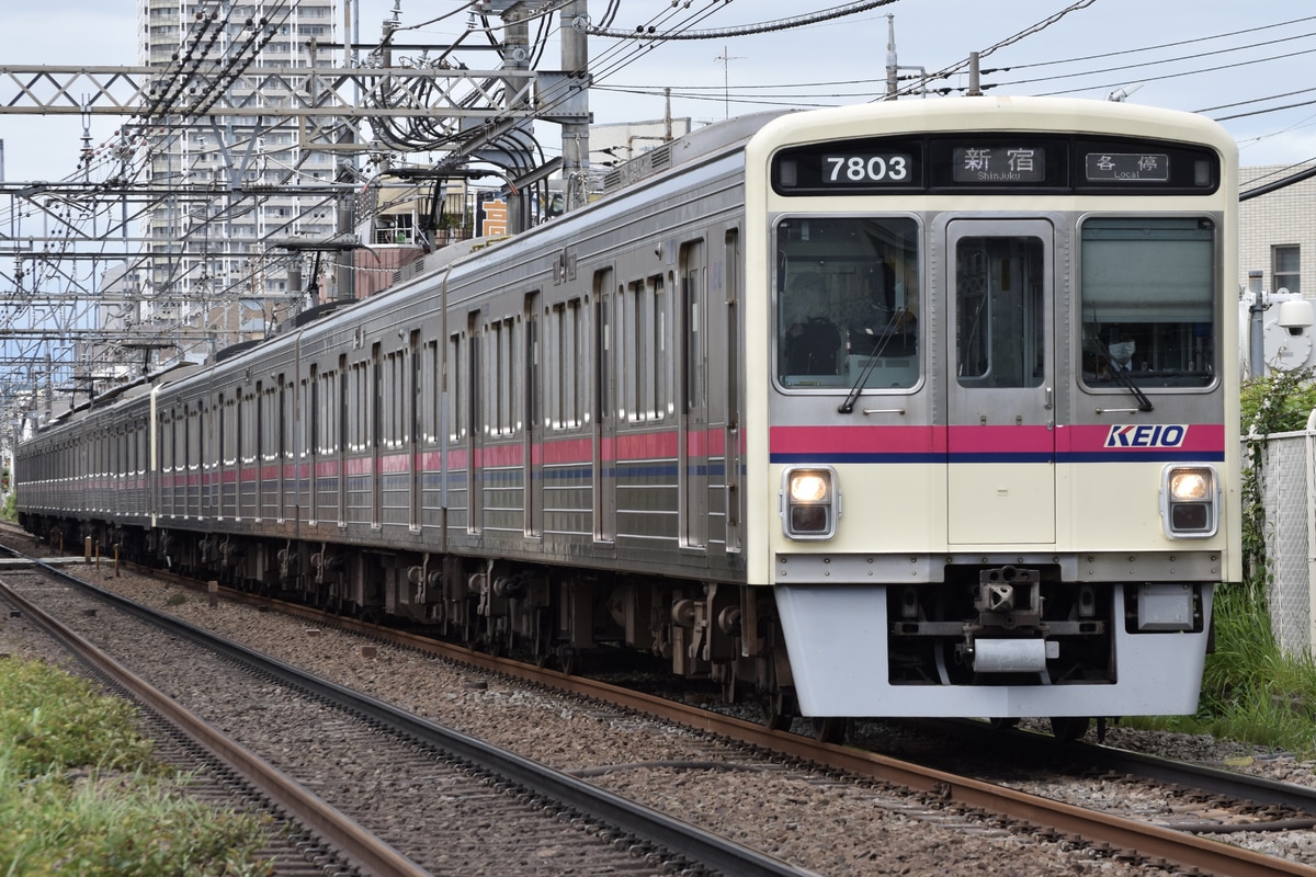 京王電鉄 若葉台検車区 7000系 7803F