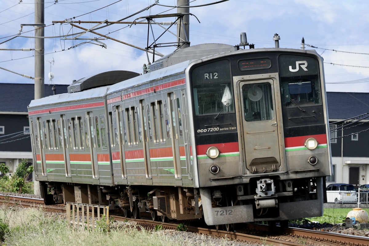 JR四国 高松運転所 7200系 R12編成