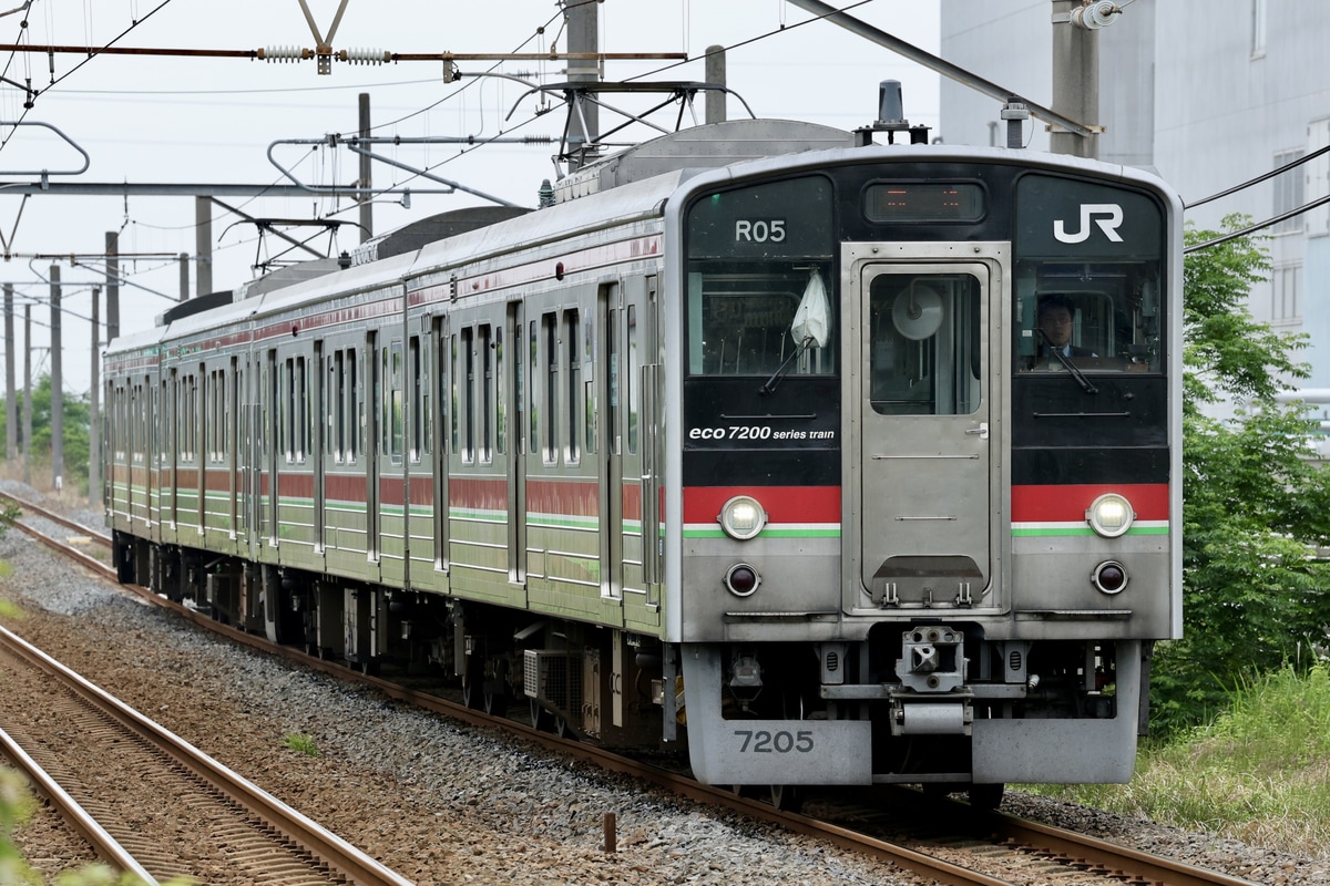 JR四国 高松運転所 7200系 R05編成