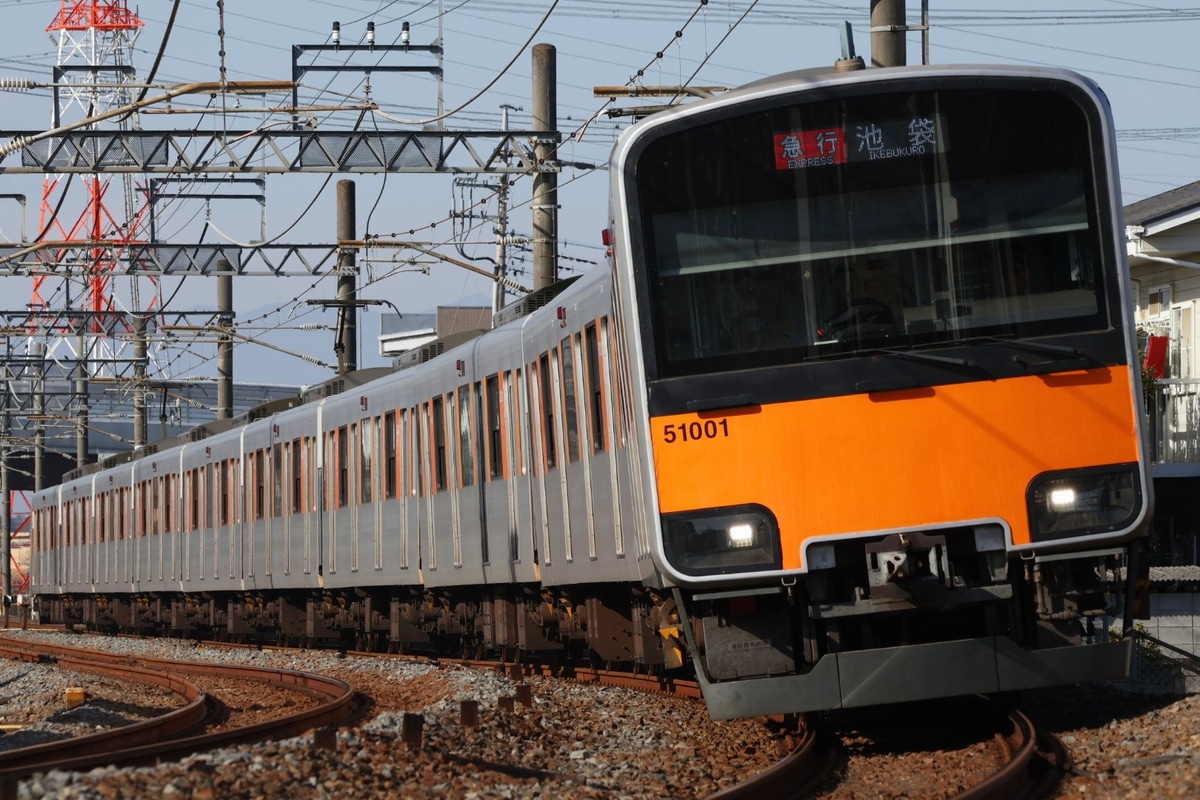 東武鉄道 森林公園検修区 50000型 51001F