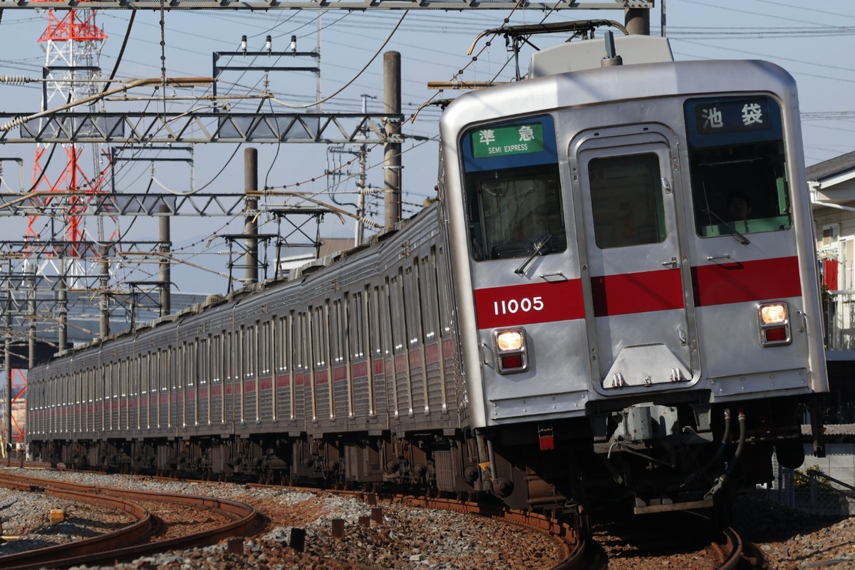 東武鉄道 森林公園検修区 10000型 11005F
