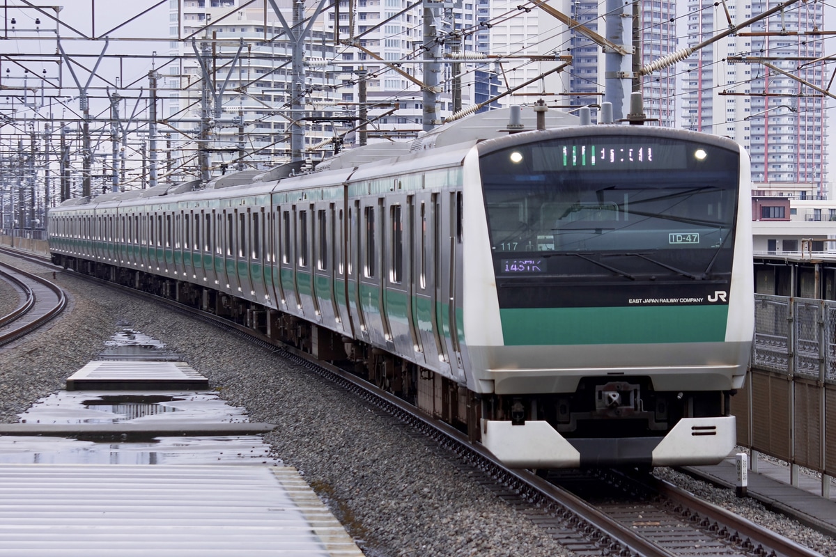 JR東日本 川越車両センター E233系 ハエ117編成